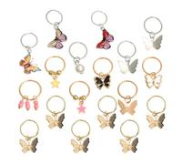 HAKIDZEL 18 Pinzas para Trenzas de Pelo Mujer Colgantes con Diseño de Mariposas, Accesorios Creativos y Fáciles de Poner para Bodas y Noches de Fiesta Varios estilos
