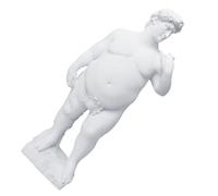 HAKIDZEL 1pieza Estatua Decorativa de David Gordo Resina para Escritorio Escultura Artística Moderna para Decoración de Hogar Oficina y Restaurante Diseño Creativo y Ecológico Regalo