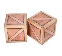 HAKIDZEL 2 Cajas Decorativas de Papel Temática Vaquera Occidental para Fiesta, Accesorios Creativos Que Realzan el Ambiente y Sirven como Centro de Mesa