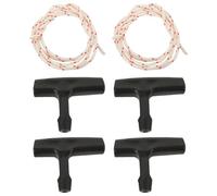 HAKIDZEL 2 Juegos de Cordones de Tracción para Puerta de Garaje Manijas, Kit de Liberación de Emergencia, Cuerda Flexible y Duradera para Apertura Rápida de Escaleras de Ático