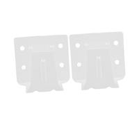 HAKIDZEL 2 Piezas Soportes Blancos para Persianas Soporte Central para Riel Superior Instalación Fácil Compatible con Persianas y Cortinas