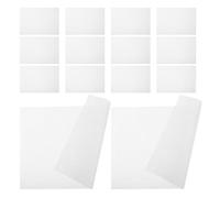 HAKIDZEL 24 Piezas Material para Coser Adhesivo Plancha Ropa Blanco de Tela No Tejida Precisión y Evita Desprendimiento para Detalles de Prendas y Estudios Pequeños