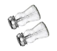 HAKIDZEL 2piezas Botella De Vidrio Bomba Multiusos Para Quitaesmalte Alcohol y Práctica y Fácil De Usar