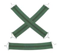 HAKIDZEL 3 Correas de Repuesto para Sillón de Eslinga Verde, Correas Elásticas Reforzadas para Sillas de Patio, Accesorios de Reparación para Tumbonas y Sillas Plegables, Kit para Jardín