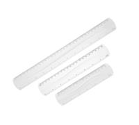HAKIDZEL 3 Piezas Regla Flexible Que Cambia de Color en PVC | Herramienta de Medición Delicada, No se Rompe Fácil, para Ingenieros y Arquitectos, Uso Escolar y Oficina Color Aleatorio