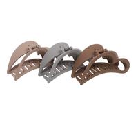 HAKIDZEL 3 Pinzas Pelo Forma de Corazón, Plástico Antideslizante y Superficie Lisa, Ideales para Lavar la Cara y Tomar un Baño