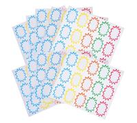 HAKIDZEL 30hojas Etiquetas Adhesivas de Precio para Venta con Etiquetas Superficie para Escritura Manual para Tiendas, Garajes y Comercios Minoristas
