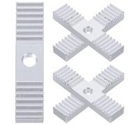 HAKIDZEL 5 Piezas de Engranaje de Aluminio para Impresora 3d de 0.85mm y Profundidad 0.9mm, Duradera y Super Práctica para Correa de Distribución