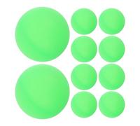 HAKIDZEL 50 Balones de Tenis de Mesa Esmeriladas de Plástico PP, Color Verde Claro, Saltarinas Mejor Visibilidad, para Decoración de Carnaval y Fiestas