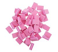 HAKIDZEL 50 Piezas Bloques Pulidores De Uñas Acrílicas Mini Rosa Lime y Pula Uñas Naturales y Postizas Herramientas Para Manicura Profesionales y Principiantes Portátiles Para Viaje