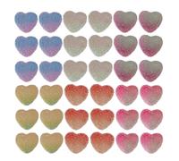 HAKIDZEL 50 Piezas de Resina en Forma de Corazón para Adorno Realista y Efecto Estético Maravilloso en Hogar o Bar Varios estilos
