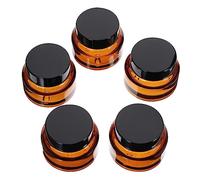 HAKIDZEL 5piezas Frascos De Reutilizables con Tapa Envases Cosméticos Muestras y Artesanías Protección y Almacenamiento Seguro