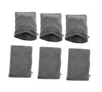 HAKIDZEL 6piezas Guantes De Baño y Spa Reutilizables Suaves Para Desmaquillarte y Lavar La Cara Toallas Faciales