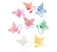 HAKIDZEL 8 Piezas Tapas de Silicona para Pajitas de 10mm Diseño de, Fundas Reutilizables y Versátiles para Vasos en Reuniones Diarias y Fiestas
