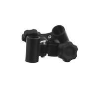 HAKIDZEL Abrazadera Metálica para Bandeja de Mesa de Silla de Ruedas, Fácil Instalación, Ajuste Preciso para Tubos Verticales de 2cm, Accesorio Adecuado para Uso Hogar