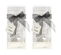 HAKIDZEL Abridor de Botellas Decorativo de Metal Plata Incrustaciones de Gemas, Paquete de 2 Piezas, Uso Amplio para Cocina y Bares, Herramienta Práctica Hogar