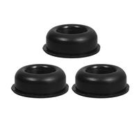 HAKIDZEL Accesorios para Saco de Boxeo Base de Bolsa Negro de Plástico 3 Piezas Tapón de Entrada de Agua Que Asegura Estabilidad para Entrenamiento de Boxeo