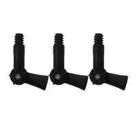 HAKIDZEL Adaptador de Ángulo para Postes Extensibles de 3 Piezas, Compatible Plumero y Escoba, Material Pp Resistente, Instalación Fácil para Limpieza en Zonas Altas