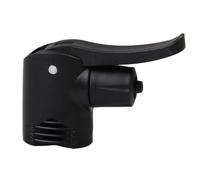 HAKIDZEL Adaptador de Boquilla Inflador para Bicicleta 2 Piezas Diseño Dual Compatible Válvulas de Plástico Negro