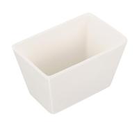 HAKIDZEL Azucarero de Cerámica en Forma Cuadrada Pequeño, Color Blanco, Resistente a Alta Temperatura, Multifunción para Café y Azúcar, Adecuado para Hogar, Picnics y Restaurantes, Tarro