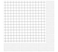 HAKIDZEL Blocs de Notas Adhesivas Creativas de Plástico PET Diseño Cuadriculado para Tomar Apuntes Rápidos y Marcar Libros en Estudio