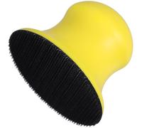 HAKIDZEL Bloque de Lijado Manual Redondo de Espuma de Pu Amarillo Efecto de Pulido Fino y Reducción de Fatiga para Carpintería y Reparación Automotriz