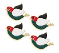 HAKIDZEL Broche y Pack de 4 Piezas Diseño Hermoso de Aleación Resistente al Desgaste Bandera Palestino para Fiestas y Deportivos