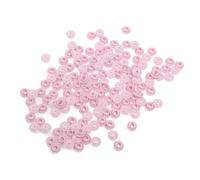 HAKIDZEL Broches de Presión Kam T5 de Plástico Resistente, 150 Piezas para Proyectos de Costura y Manualidades, Tamaño 20, Color Rosa, Incluye Tapa y Base
