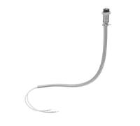 HAKIDZEL Cable de Alimentación de Máquina de Palomitas de Maíz, Cable Conductor Tetera de Palomitas de Maíz, 3 Orificios, Metal, Plata, Conexión Rápida y Segura, Resistente al Calor,