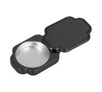 HAKIDZEL Caja de Bálsamo Sólido de Metal Tapa Deslizante, Resistente y Rellenable, Mini Contenedor Portátil para Perfume Sólido Adecuado para Oficina y Viajes
