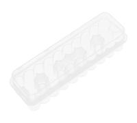 HAKIDZEL Caja Organizadora Transparente para Vacunas 3 Ml, Estante de Plástico Rejilla para 24, Soporte de Almacenamiento Seguro y Sellado para Laboratorio y Cuidado en Casa