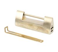 HAKIDZEL Candado Antiguo Chino de Latón 7,5 Cm con Pestillo Horizontal para Caja Pequeña, Cerradura Vintage para Joyeros y Maletas, Candado Retro Seguro y Portátil para Almacenamiento