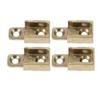 HAKIDZEL Cerraderos Metálicos para Ventanas Abatibles, 4 Piezas de Placa de Cierre Mecanismo, Accesorios de Seguridad para Ventanas en Viviendas