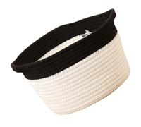 HAKIDZEL Cesta Organizadora de Cuerda de Algodón Tejida para Cosméticos y Aperitivos, Práctica y Decorativa para Uso Hogar y Escritorio