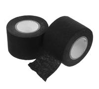 HAKIDZEL Cinta Aislante de Terciopelo Negra para Arnés de Cableado Automotriz, Resistente al Calor Protección de Aislamiento, 2 Rollos de Tela Duradera