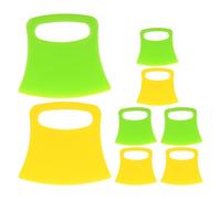 HAKIDZEL Cortador de Verduras Ondulado Multifuncional de 8 Piezas Cuchillas de Pp, Seguro y Estable, Adecuado para Patatas, Zanahorias y Pizza en Cocina
