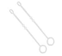 HAKIDZEL Cuerda Protectora de Silicona para Tapa de Tetera de Color Claro, Accesorio para Hervidor de 2 Piezas, Previene Roturas y Quemaduras, Adecuado para Uso Personal y Profesional