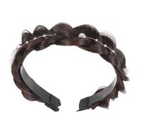 HAKIDZEL Diadema Ancha de Tela para Mujer Accesorio Hecho de Material Confiable Antideslizante para Cuidado Facial y Ejercicio Color Marrón Oscuro