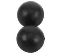 HAKIDZEL Diapasones de Meditación de Goma Negro, 2piezas, Ligeros y Portátiles para Terapia de Sonido y Sanación en Prácticas de Meditación