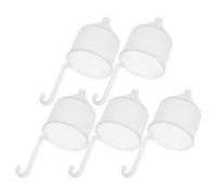 HAKIDZEL Embudo de Líquido para Pintura 5 Unidades, Copa Medidora de Viscosidad de Pintura Automotriz de Plástico Resistente, Equipo de Prueba de Viscosidad para Barniz y Laca, Uso