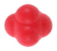 HAKIDZEL Equipo de Entrenamiento Deportivo Hexagonal de Agilidad Rojo 7,6 Cm para Coordinación Mano-Ojo, Pelota de Reacción para Béisbol, Tenis y Fútbol, Bola de Entrenamiento de Reflejos