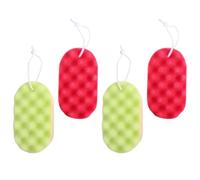 HAKIDZEL Esponja Exfoliante para Baño de Adultos, 4 Piezas, Flexible y Resistente, Hecha de Algodón de Algas Marinas, Adecuado para Limpiar y Cuidar el Cuerpo Hogar