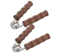 HAKIDZEL Fortalecedor de Agarre de Madera para Manos y Dedos, 1 Par, Ejercitador Portátil para Entrenamiento de Fuerza y Masaje de Manos, Adecuado para Deportistas y Color Color Aleatorio
