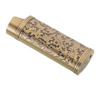 HAKIDZEL Funda Protectora para Mechero Clipper Metálica Engrosada, Tamaño Grande, Diseño Vintage en Bronce con 3D, Resistente a Explosiones, Adecuado para Uso Exterior y Portátil