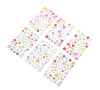 HAKIDZEL Gemas Faciales Autoadhesivas 12 Hojas de Pegatinas de Gemas de Imitación en Forma de Corazón para Maquillaje y Decoración para Uso en Ropa y Teléfono en Fiestas