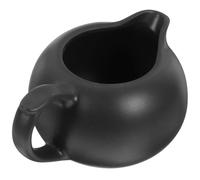 HAKIDZEL Hervidor de Leche Pequeño y Lechera Asa de Cerámica, Diseño Liviano con Boquilla Única, Adecuada para Contener Leche y Sabores, Adecuado para Restaurantes y Hoteles