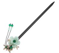 HAKIDZEL Horquilla Cabello de Madera Vintage Flores y Borlas, Accesorio Cabello de Mujer Elegante y Fácil de Combinar, Estilo Chino