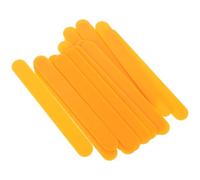 HAKIDZEL Juego de 20 Palitos Depresores Linguales de Plástico para Uso Pediátrico Mango Cómodo y Función de Raspador para Examen Oral