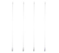 HAKIDZEL Juego de 4 Varillas para Persianas de Ventana de 17 Pulgadas, Accesorio de Plástico Ganchos para Estores Ajustables, Repuestos para Persianas Interiores en Dormitorios