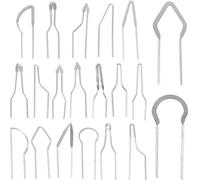 HAKIDZEL Juego de Puntas de Pirograbado de Metal Alambre Calefactor de Alta Impedancia, 1 Set de Diferentes Formas para Quemar Madera para Pirograbador Profesional